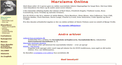 Desktop Screenshot of marxisme.dk