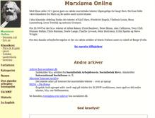 Tablet Screenshot of marxisme.dk